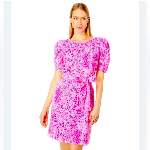 🆕Mommy & Me Lilly Pulitzer Mommy Puff Sleeve Dress - Picture 3 of 15